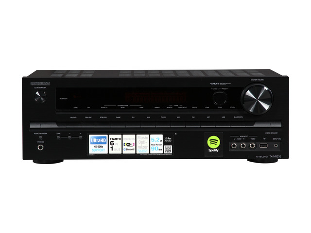 thumbnail image 2 of Onkyo TX-NR535 5.2-Channel Home Theater A/V Receiver – Dolby TrueHD, DTS-HD, Bluetooth, HDMI 2 of 6