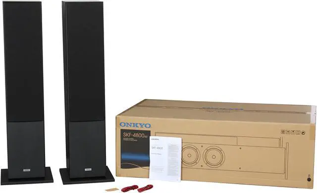 Alt view image 7 of 7 - Onkyo SKF-4800 2-Way Bass Reflex Floorstanding Speakers (Pair)