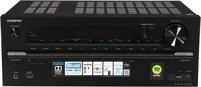 Alt view image 3 of 20 - ONKYO HT-S7700 Network A/V Receiver/Speaker Package