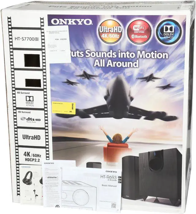 Alt view image 20 of 20 - ONKYO HT-S7700 Network A/V Receiver/Speaker Package