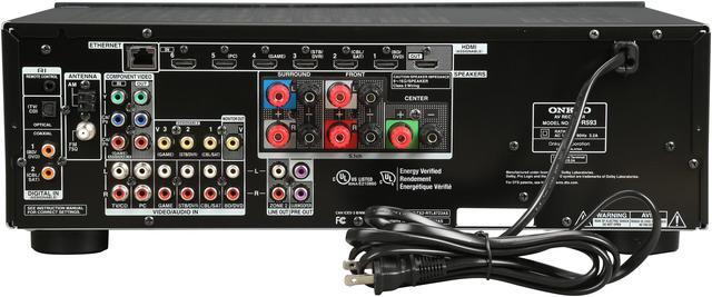 Alt view image 4 of 6 - Onkyo HT-R593 5.2-channel home theater receiver with Wi-Fi and Bluetooth