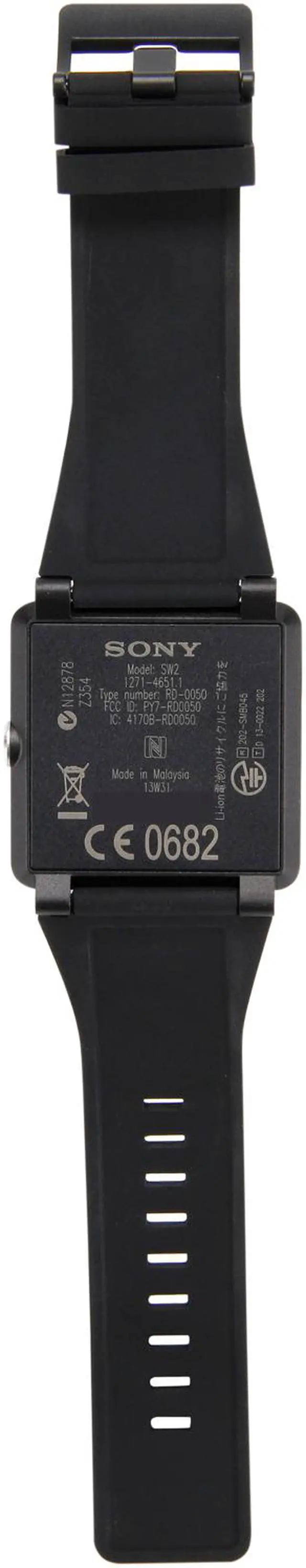 Alt view image 7 of 9 - Sony SW2 SmartWatch 2 Black