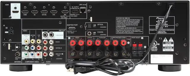 Alt view image 4 of 6 - Pioneer VSX-1024-K 7.2 Channel 4K Ready AV Receiver