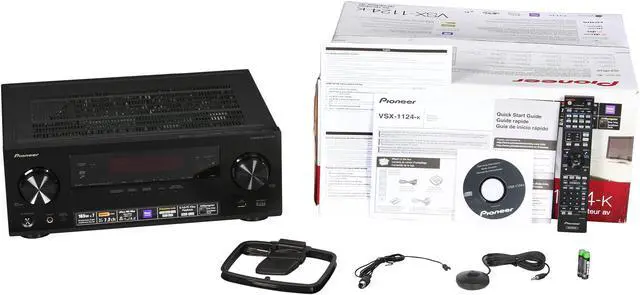 Alt view image 6 of 6 - Pioneer VSX-1124-K 7.2 Channel 4K Ready AV Receiver