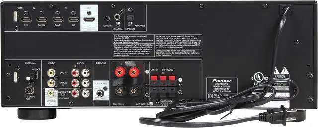 Alt view image 4 of 6 - Pioneer VSX-5231 5.1 Channel 3D/4k Ultra Pass through AV Receiver