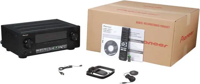 Alt view image 6 of 6 - Pioneer VSX-523-K 5.1 Channel 3D/4k Ultra Pass through AV Receiver, Manufacturer recertified grade A