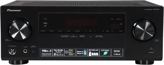 Alt view image 2 of 6 - Pioneer VSX-524-K/B 5.1-Channel Receiver, Manufacturer recertified grade A