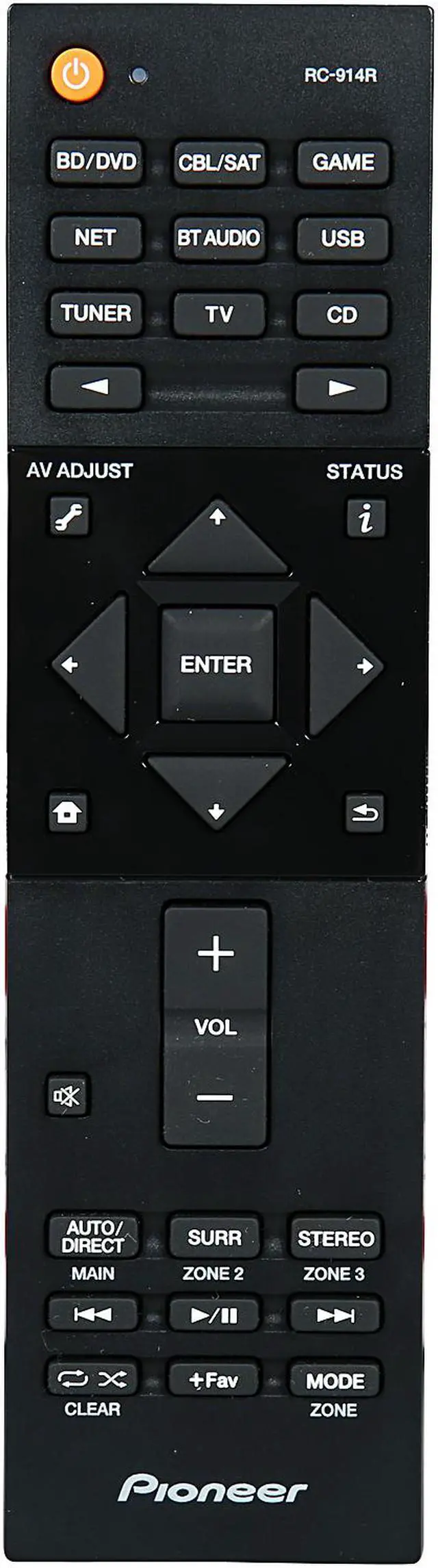 Alt view image 5 of 6 - Pioneer VSX-831 5.2-Channel AV Receiver with MCACC, built-in Bluetooth and Wi-Fi
