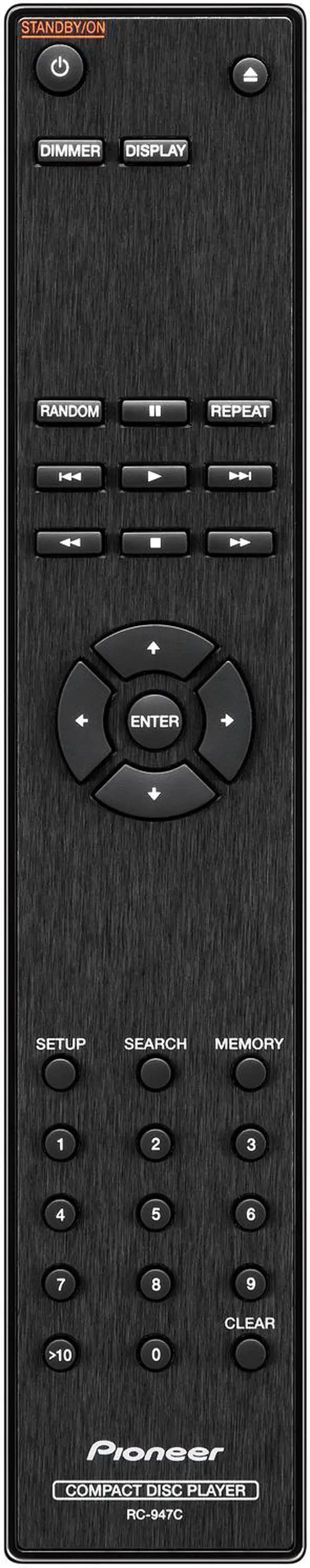 Alt view image 8 of 8 - Pioneer PD-10AE CD Player - Black