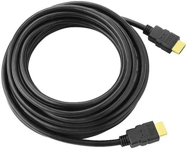 Alt view image 2 of 2 - Insten 1846930 20 ft. Black Cable Male to Male