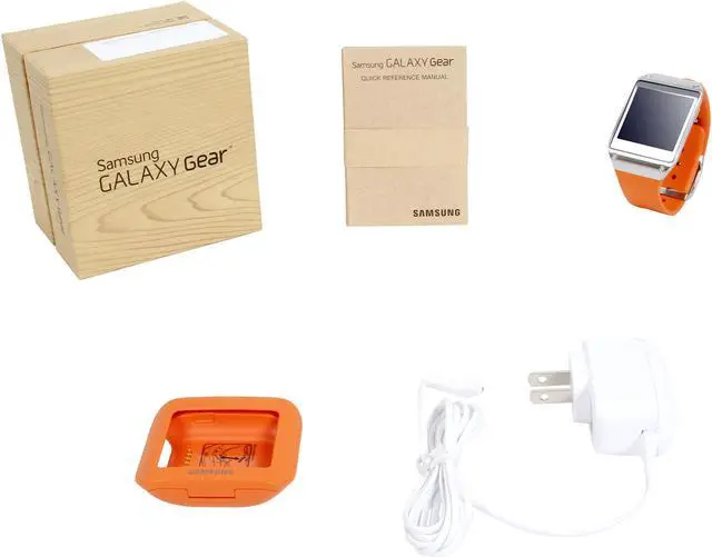 Alt view image 8 of 8 - Samsung SM-V700 Galaxy Gear Android Digital Smartwatch Wrist Watch - Wild Orange