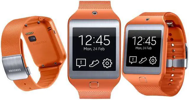 Alt view image 4 of 4 - Samsung Galaxy Gear 2 Neo Smartwatch (Wild Orange)