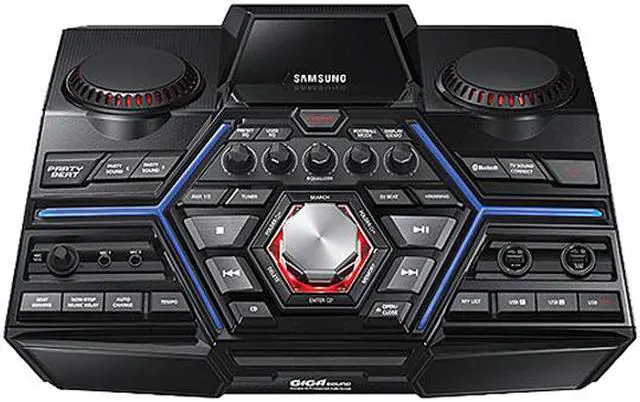 Alt view image 6 of 8 - Samsung MX-JS9500 4,000W Giga Sound System with DJ Beat Lighting Effects