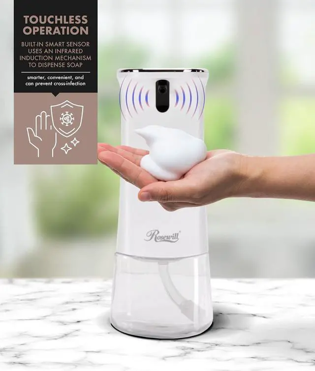 Alt view image 3 of 6 - Rosewill Automatic Foam Soap Dispenser, Motion Sensor Touchless (RCFD-20001)
