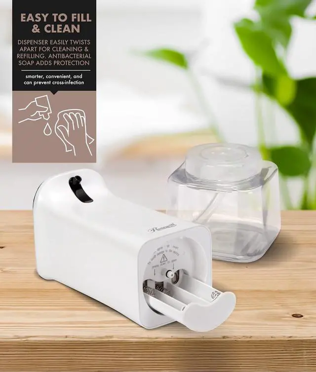Alt view image 4 of 6 - Rosewill Automatic Foam Soap Dispenser, Motion Sensor Touchless (RCFD-20001)