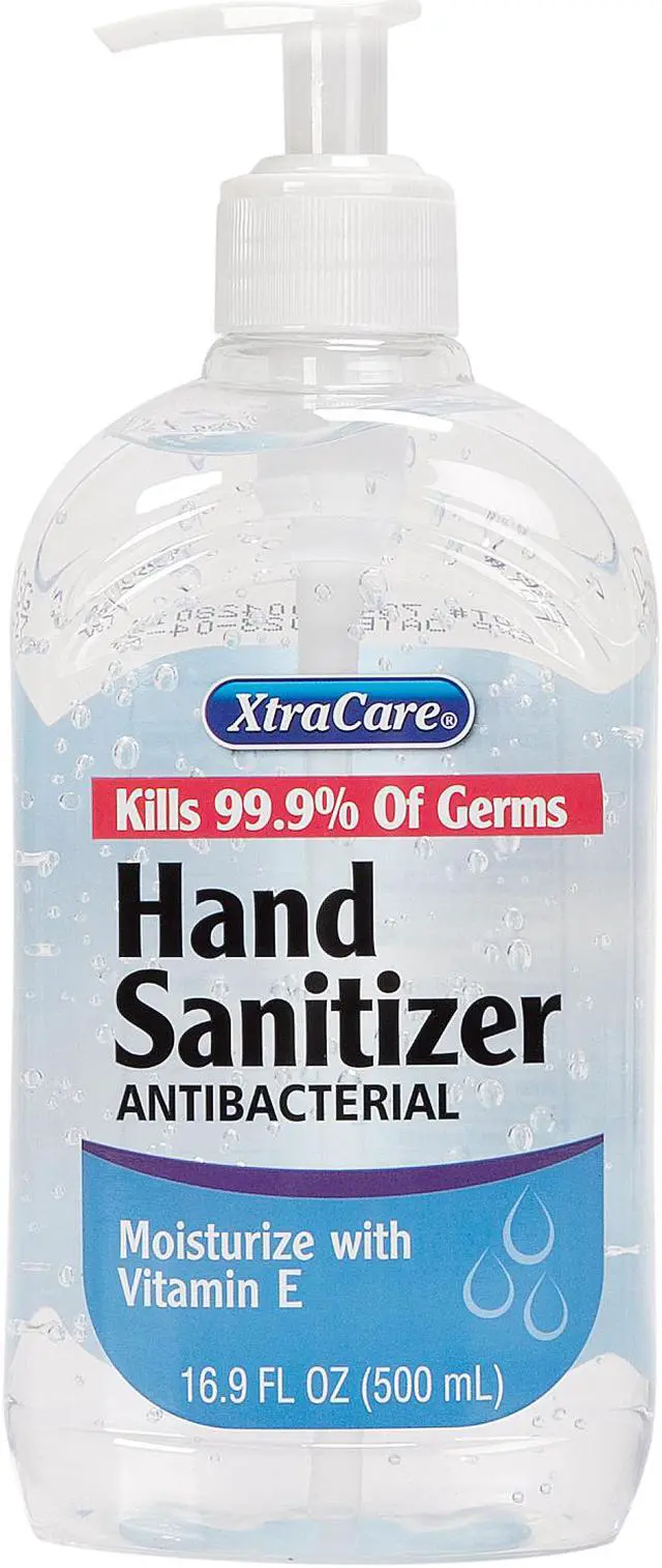 Alt view image 2 of 3 - XtraCare Hand Sanitizer, 16.9 oz. (500 ml.) Bottle, 12 Pack - Total 202.8 oz.