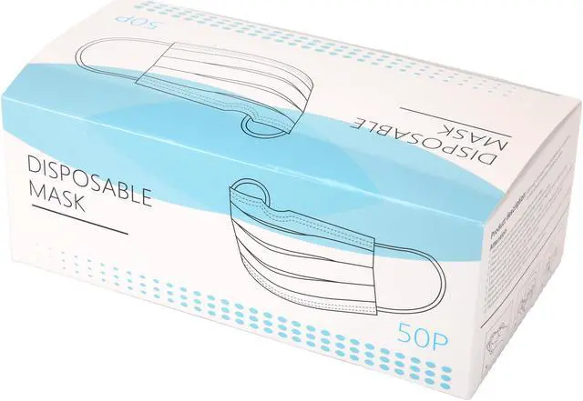 Main image of Disposable Protective Mask - 50 pcs / box