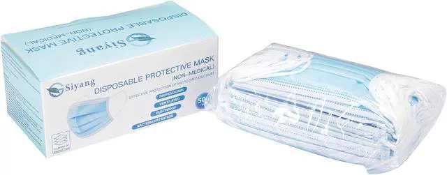 Alt view image 3 of 3 - Siyang Disposable Face Mask, 50 pcs per Box