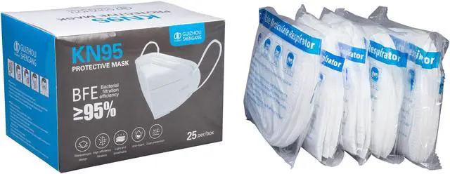 Alt view image 3 of 4 - GS KN95 Protective Mask, 25 pcs per Box