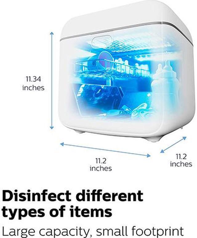 Alt view image 2 of 7 - Philips UV Light Sanitizer Box | Disinfect Everyday Items, Baby Products, Tablets in Minutes | Touch Control | Auto-Off Safety | ETL Listed & EPA Certified