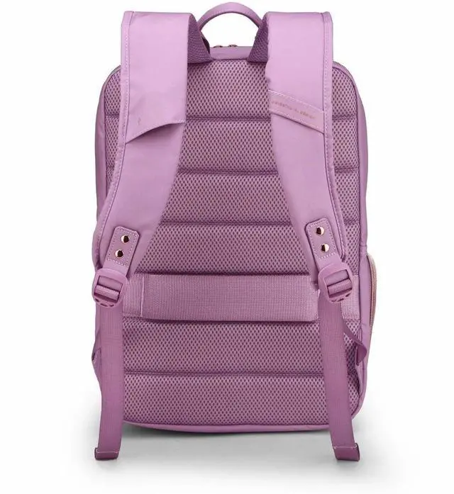 Alt view image 2 of 7 - Swissdigital Design KATY ROSE NG Carrying Case (Backpack) for 16" Notebook - Ice Berry - RFID Resistant - Polyester, Plastic Body - Trolley Strap, Shoulder Strap - 6.08 gal Volume Capacity - SD1645-54