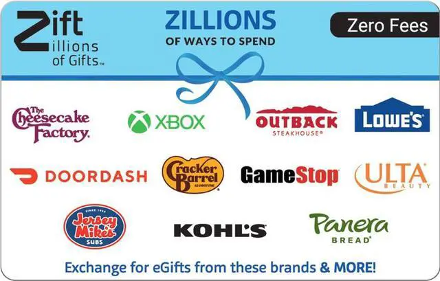 Main image of Zift Zillions $500 Gift Card (Email Delivery)