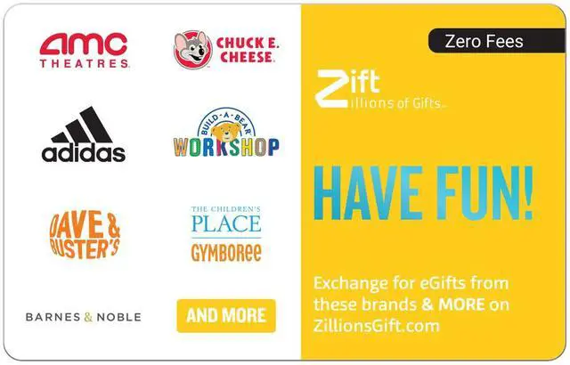 Main image of Zift Zillions of Gifts - Have Fun! $20 Gift Card (Email Delivery)