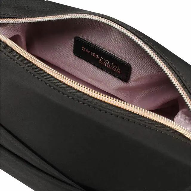 Alt view image 3 of 6 - Swissdigital Design KATY ROSE Carrying Case - Tablet, Smartphone, Credit Card, Passport, Driving License - Black