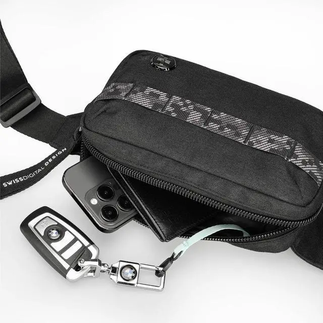 Alt view image 2 of 8 - Swissdigital Design BERG Carrying Case (Sling) Travel - Black  SD9521-01