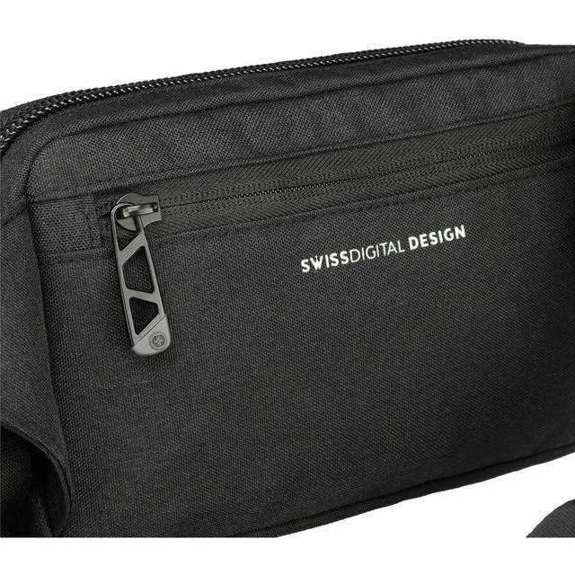 Alt view image 6 of 8 - Swissdigital Design BERG Carrying Case (Sling) Travel - Black  SD9521-01