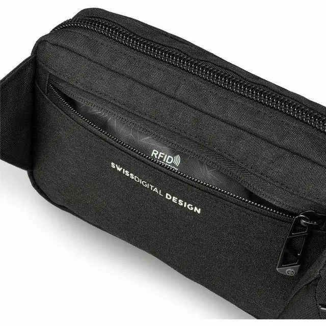 Alt view image 7 of 8 - Swissdigital Design BERG Carrying Case (Sling) Travel - Black  SD9521-01