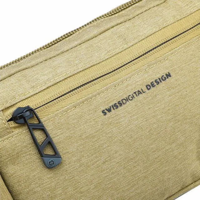 Alt view image 5 of 9 - Swissdigital Design BERG Carrying Case (Sling) - Dark Khaki  SD9521-74