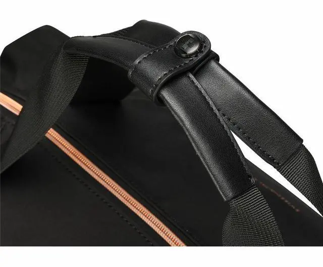Alt view image 8 of 8 - Swissdigital KATY ROSE NG Black Duffle Bag - Stylish, Eco-Friendly Fabric with Multiple Storage Options, Perfect for Students, Professionals, and Everyday Use  SD5527-01