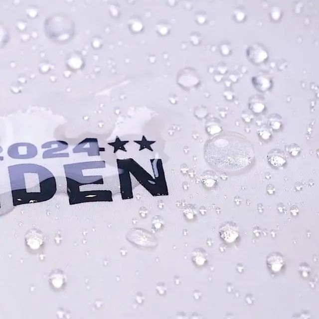 Alt view image 3 of 4 - White Waterproof T-Shirt - Biden (S)