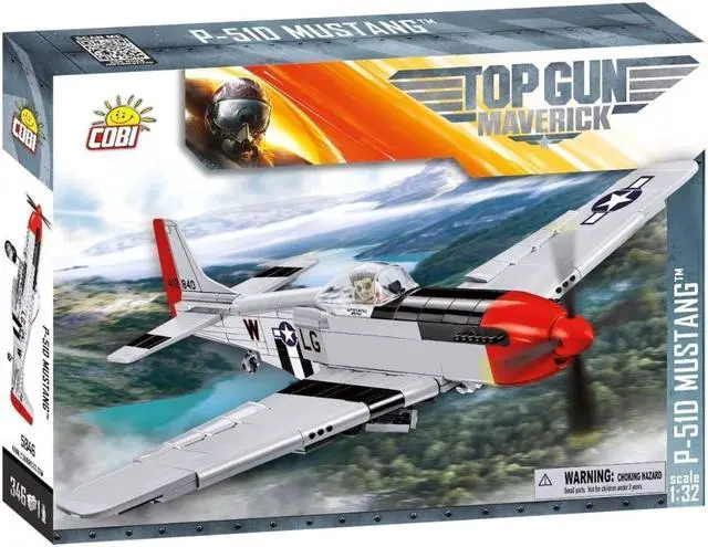 Alt view image 2 of 2 - COBI TOP GUN: Maverick Mustang P-51D Plane