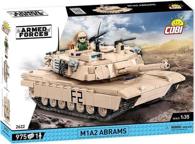 Alt view image 2 of 2 - COBI Armed Forces M1A2 Abrams Tank