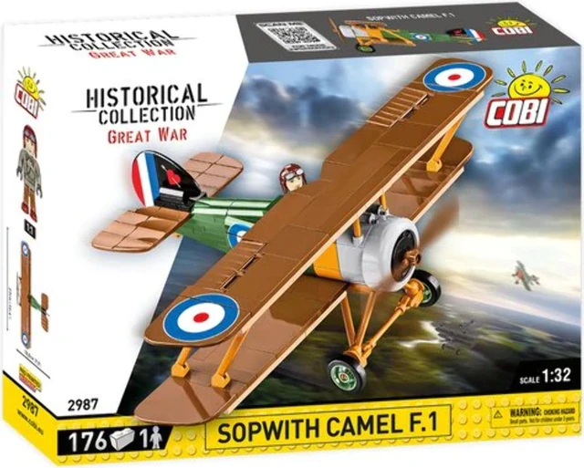 Alt view image 2 of 2 - COBI Historical Collection Great War Sopwith F.1 Camel Plane