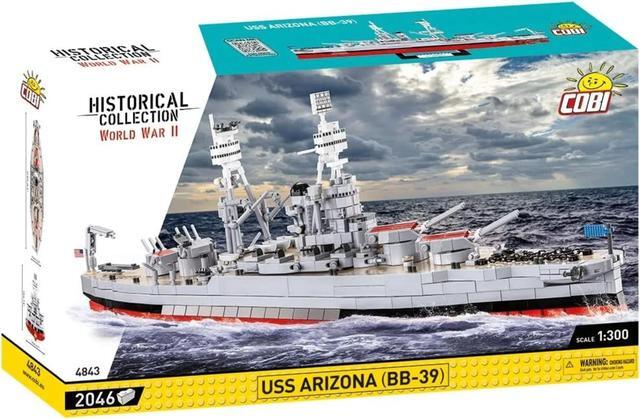 Alt view image 2 of 2 - COBI Historical Collection WWII USS ARIZONA (BB-39)