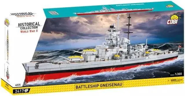 Alt view image 2 of 2 - COBI Historical Collection Battleship Gneisenau
