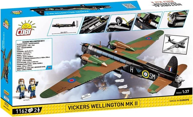 Alt view image 2 of 2 - COBI Historical Collection: World War II Vickers Wellington MKII Plane