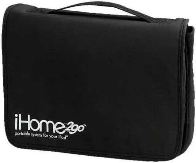 Alt view image 4 of 4 - iHome Black Portable Travel Alarm Clock for iPod with Remote Control Model IH26B