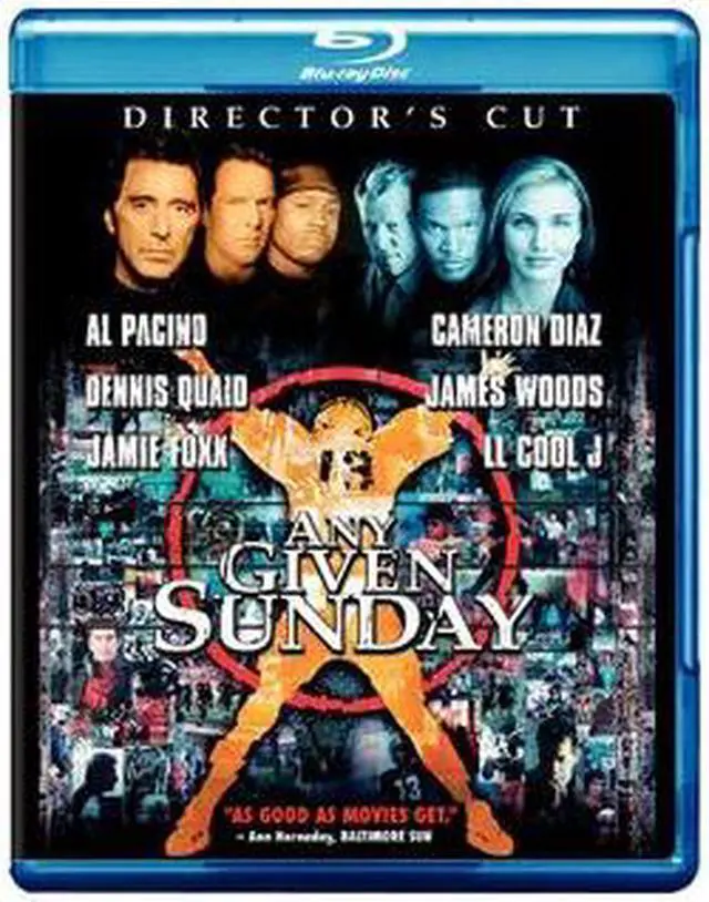 Main image of Any Given Sunday Al Pacino, Dennis Quaid, James Woods, Edward Burns, Cameron Diaz, Ann-Margaret, Todd Bacile, Bill Bellamy, Elizabeth Berkley, Dion Brown