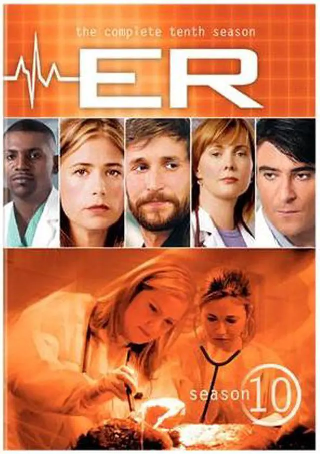 Main image of ER: The Complete Tenth Season(DVD/6 DISC/WS-16:9/ENG-PORT-CHIN SUB) Maura Tierney, Noah Wyle, Laura Innes, Parminder Nagra