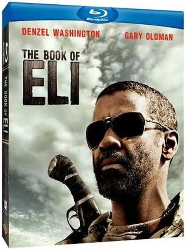 Main image of The Book of Eli (Blu-Ray / DC / DVD / Combo / WS) Denzel Washington, Mila Kunis , Gary Oldman, Ray Stevenson, Jennifer Beals, Evan Jones, Joe Pingue, Frances de la Tour, Michael Gambon, Tom Waits, Chris Browning