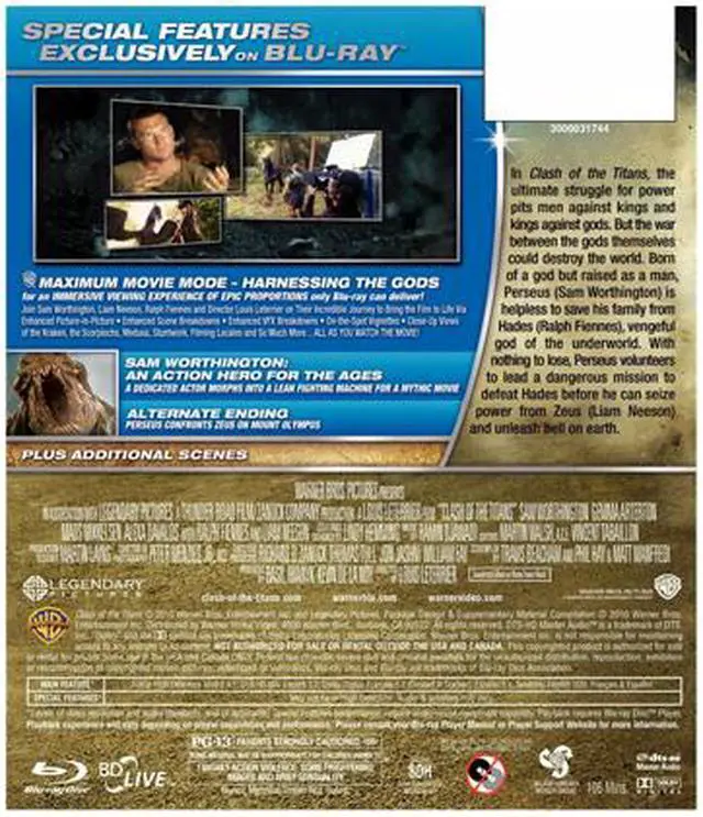 Alt view image 2 of 2 - Clash of the Titans Sam Worthington, Gemma Arterton, Liam Neeson, Ralph Fiennes, Danny Huston, Alexa Davalos, Mads Mikkelsen, Jason Flemyng, Izabella Miko, Nicholas Hoult