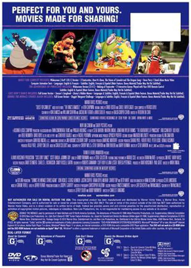 Alt view image 2 of 2 - STUDIO DISTRIBUTION SERVI 4 FILM FAVORITES-FAMILY MOVIE NIGHT (DVD/2 DISC/ECO) D153951D