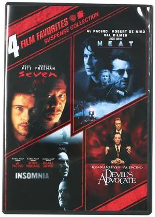 Main image of 4 Film Favorites: Suspense Collection (DVD / 4FF / WS / NTSC) Al Pacino, Robert De Niro, Val Kilmer, Jon Voight, Morgan Freeman