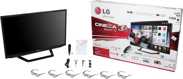 Alt view image 9 of 9 - LG LM6200 series 42" 1080p 120Hz LED-LCD HDTV 42LM6200