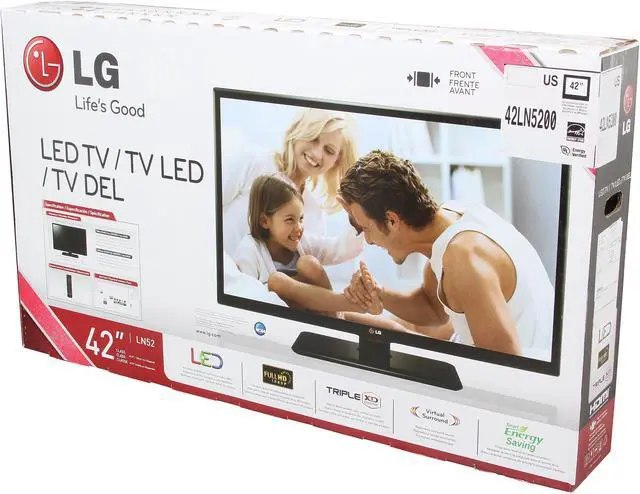Alt view image 9 of 9 - LG 42" Class 1080p 60Hz LED TV - 42LN5200
