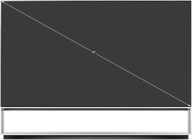 Alt view image 2 of 9 - LG OLED88ZXPUA 8K Smart OLED TV w/ AI ThinQ (2020)